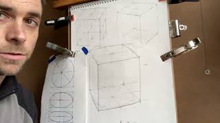 How to Draw a Perfect Cube in Perspective [upl. by Emmons]