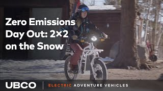 Zero Emissions Day Out  2×2 on Snow  UBCO [upl. by Dom969]