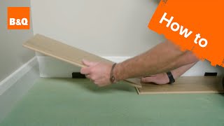 How to lay laminate flooring [upl. by Langsdon45]