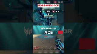 ACE BY FORSAKEN ON DERBY SUSANTO VS T1 justvalorant valorantclips paperex prxf0rsaken valorant [upl. by Azeret]