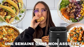 UNE SEMAINE DANS MON ASSIETTE A LAIRFRYER Cosori Turboblaze  friteuse à air Meal prep [upl. by Abebi]