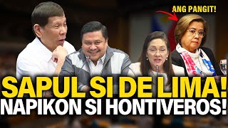 UMAMIN NA FPRRD HARAPANG SINUPLAK SI HONTIVEROS JINGGOY GULAT SA BANAT NI PRES DUTERTE [upl. by Aihsital61]