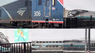 21923 Railfanning van nuys ft New 2 ALC42’s and more [upl. by Ecnirp]