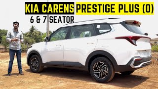 2024 Kia carens prestige plus o review Konkani [upl. by Emyaj968]