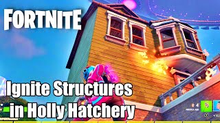 Ignite Structures in Holly Hatchery and Corny Complex  Fortnite [upl. by Dawkins]