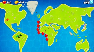 This custom map is the ENTIRE WORLD BTD 6 Map Editor [upl. by Boland]