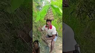 पक्षी पकड़ने का तरीका 😱youtubeshorts trending viralvideo funny youtube trendingshorts comedy [upl. by Munmro]