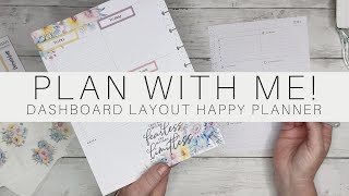 Plan With Me  Happy Planner Dashboard Layout  March 2024 [upl. by Elysia]