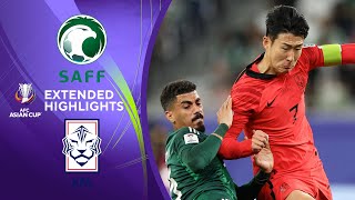 Saudi Arabia vs South Korea Extended Highlights  AFC Asian Cup  CBS Sports Golazo [upl. by Mic]