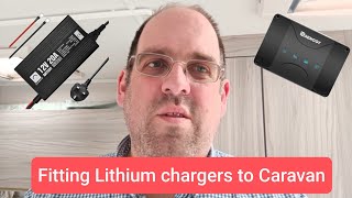 Fitting Lithium battery charger in caravan offgrid caravan caravanmod lifepo4 [upl. by Ytirahs911]