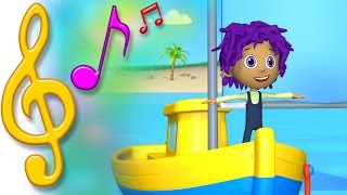 TuTiTu Songs  Boat Song  Songs for Children with Lyrics [upl. by Odel]