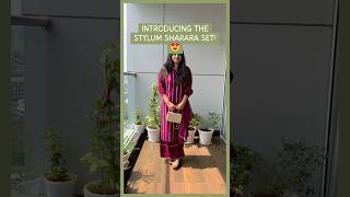 Soft and breathable sharara set from Stylumfashion haul Flipkart [upl. by Aicirtap]