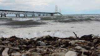 Mackinac Bridge waves [upl. by Ricca]