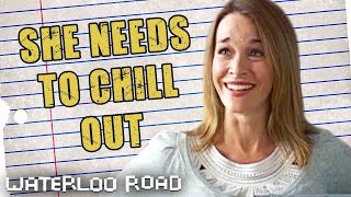 Waterloo Road Headteacher quotNeeds To Chill Outquot Says Eva Pope  Waterloo Road Cast Interview [upl. by Ymac547]