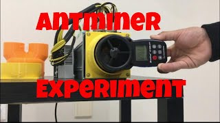 Antminer S9 experiment S9 Bitcoin miner fan shroud testing 4quot5quot6quot cooling fan shroud test [upl. by Graaf]