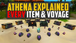 Sea of Thieves Athena Explained EVERY Item amp Voyage [upl. by Ellennahs]