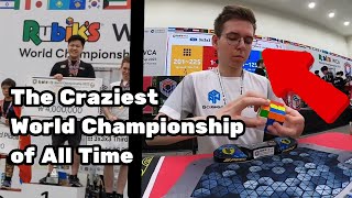 The Craziest Rubiks Cube Competition of ALL TIME  WCA World Championship 2023 [upl. by Ilrac]