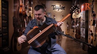 Taylor Custom Macassar Ebony  Torrefied Sitka Grand Concert 10104 [upl. by Asilav]