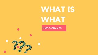 What is Microservice  in Tamil [upl. by Yenterb]