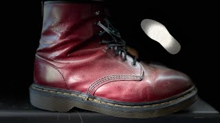 DRMARTENS GET A TRADITIONAL GOODYEAR WELT RESOLE DRMARTENS BOOTS [upl. by Alain118]