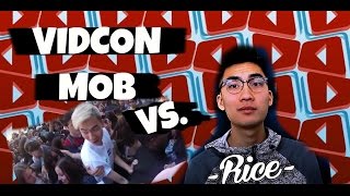 RiceGum vs VidCon Mob  great escape [upl. by Irakuy768]