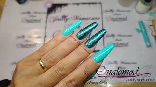 Ongle en gel quotComment poser des capsules Américainesquot avec ONGLEMOD [upl. by Warfeld]