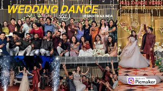 അടിപൊളി 100k views Wedding Dance by Bride Groom Familyകല്യാണം അടിപൊളി ഡാൻസ്KeralaWedding Dance2023 [upl. by Kwon]