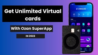 Create Unlimited VCC With Ozan Plus  Ozan  Turkish Virtual Card [upl. by Eentruok]