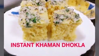 Instant Khaman Dhokla  How to make Khaman Dhokla at Home  Easy Khaman Dhokla Recipe [upl. by Lorita847]