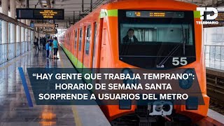 Usuarios solicitan que horario del Metro no se modifique en días festivos [upl. by Amelina]