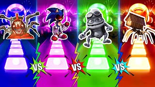 👀Tiles Hop  Choo Choo Charles 🆚️Sonic 🆚️Crazy Frog 🆚️House Head 🎶Who Will Win [upl. by Itsirc]