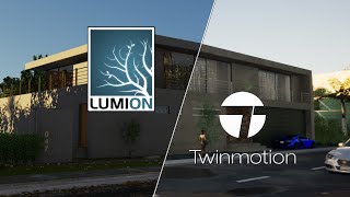 Lumion 10 Pro vs Twinmotion 20201 [upl. by Rumery]