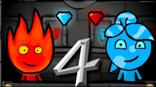 Fireboy and Watergilrl Crystal Temple Full Walkthrough [upl. by Engvall]