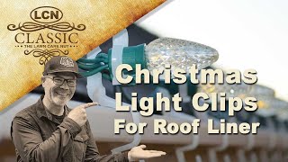 Christmas Light Clips For Roof Line Shingle and Gutter [upl. by Nuhs576]