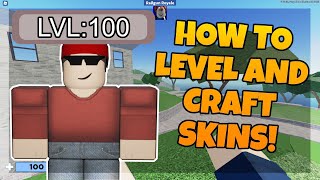 HOW TO CRAFT AND LEVEL UP ARSENAL SKINS  Roblox Arsenal [upl. by Nnairrek]