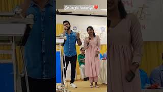 karimizhi kuruviye live singing alexgeorgemathew novaannathomas [upl. by Anuaf]