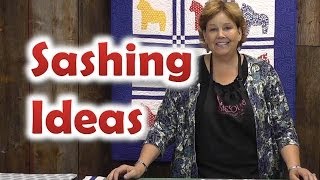 Quilt Sashing Ideas  Quilting Techniques [upl. by Andrus]