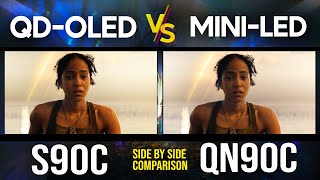 Samsung S90C vs QN90C  QD OLED vs Mini LED Neo QLED TV Comparison [upl. by Park814]