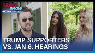 Jordan Klepper Shows Trump Supporters January 6th Hearing Clips  The Daily Show [upl. by Him]