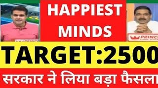 HAPPIEST MINDS SHARE LATEST NEWS TODAYHAPPIEST MINDS SHARE LATEST NEWS UPDATE  SHARE TARGET PRICE [upl. by Bernadine]