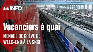 Menace de grève à la SNCF ce weekend [upl. by Nnahgiel]