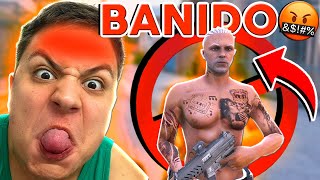 FIZ O CARA SER BANIDO na CIDADE GTA RP Paulinho o LOKO [upl. by Dorine998]