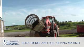 Rock picker and soil sieving Maximo [upl. by Delp]