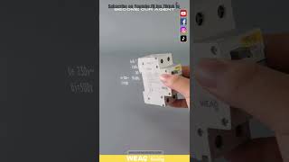 RCBO A Visual Feast for Electrical EnthusiastsRCBO ElectricalSafety CircuitBreaker [upl. by Eicul132]