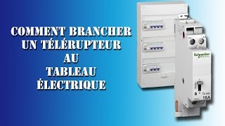 Comment brancher un télérupteur au tableau électrique [upl. by Nosnehpets427]