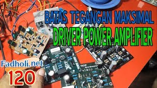 Tegangan Maksimal Driver Power Amplififer [upl. by Ttoille]