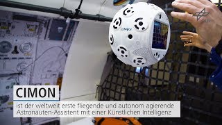 Trailer CIMON  der intelligente Astronautenassistent [upl. by Nospmis829]