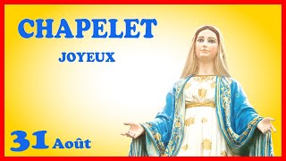 CHAPELET 🙏 Samedi 31 Août  Mystères Joyeux [upl. by Map]