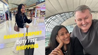 Suvarnabhumi Airport Bangkok Thailand  Duty Free Shopping [upl. by Ecar]