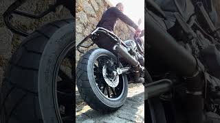 Honda CL500 SCL500 sound with Miller Exhaust [upl. by Arama787]